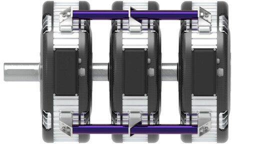 Axial Flux AC Motor